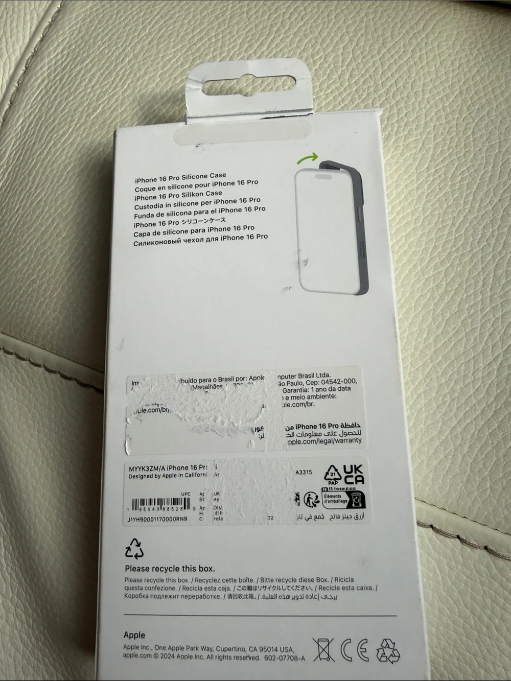 Apple iPhone 16 Pro Silicone Case with MagSafe